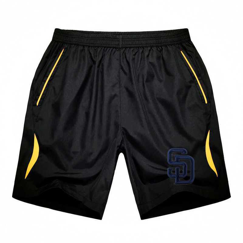 Men's San Diego Padres Black Gold Stripe MLB Shorts,We sell and wholesale Men's San Diego Padres Black Gold Stripe MLB Shorts on line form chian!